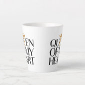 愛王室の カフェラテマグ (正面)