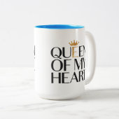 愛王室の ツートーンマグカップ (正面右)