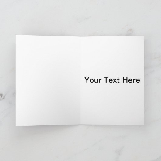 愛玩動物の親の贈り物のグリーティングカード カード (内部)