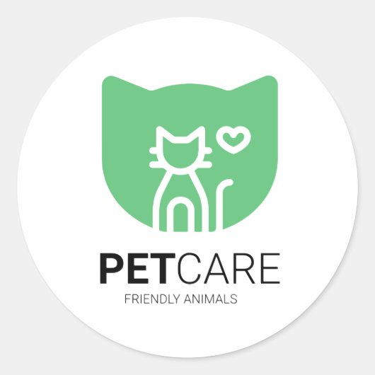 愛玩動物フレンドリー類 ラウンドシール (正面)