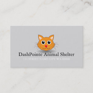 愛玩動物保護猫事業用カード 名刺
