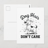 愛玩動物向け気におもしろい漫画「犬の毛はない」 ポストカード (正面/裏面)