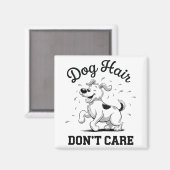 愛玩動物向け気におもしろい漫画「犬の毛はない」 マグネット (正面/裏面)