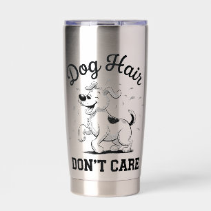 愛玩動物向け気におもしろい漫画「犬の毛はない」 保温保冷タンブラー