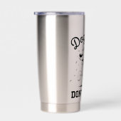 愛玩動物向け気におもしろい漫画「犬の毛はない」 保温保冷タンブラー (右面)