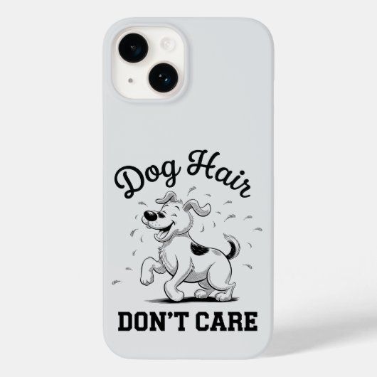 愛玩動物向け気におもしろい漫画「犬の毛はない」 Case-Mate iPhoneケース (裏面)
