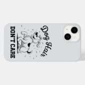 愛玩動物向け気におもしろい漫画「犬の毛はない」 Case-Mate iPhoneケース (裏面 (横))