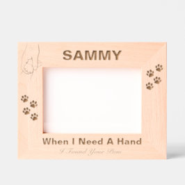 愛玩動物愛玩動物愛玩動物ポープリントカスタム木の写真 レーザー彫刻フレーム
