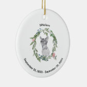 愛玩動物愛玩動物愛玩犬の写真パーソナライズされたと セラミックオーナメント (右)