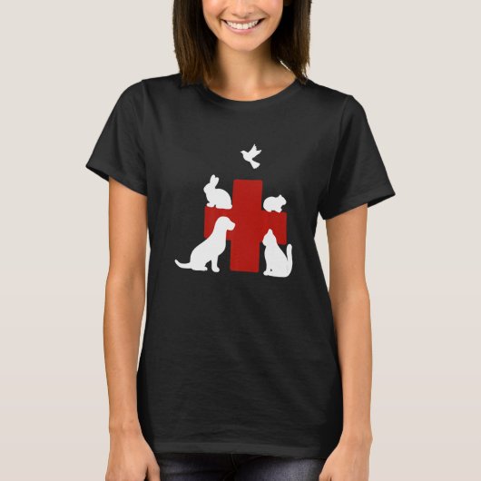 愛玩動物愛護動物の保護 Tシャツ (正面)