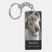 愛玩動物神は彼女が疲れ詩女を見た キーホルダー (正面左)