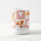 愛玩動物記念モダン写真記念 コーヒーマグカップ (中央)