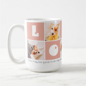 愛玩動物記念モダン写真記念 コーヒーマグカップ (左)
