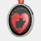 愛玩動物記念形砂糖グライダー メタルオーナメント (左)