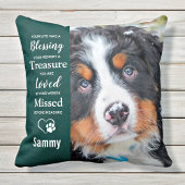 愛玩動物追悼の詩2犬写真 クッション