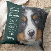 愛玩動物追悼の詩2犬写真 クッション