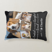 愛玩動物追悼パーソナライズされた詩4枚 アクセントクッション (裏面)