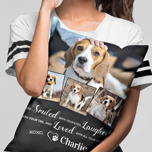 愛玩動物追悼パーソナライズされた詩4枚 アクセントクッション