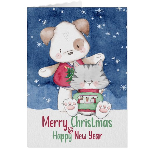 愛玩犬と猫 (正面)