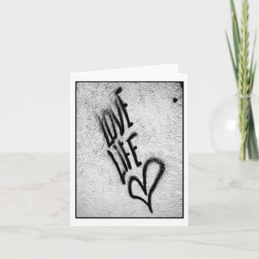 愛生命落書きカード カード (正面)