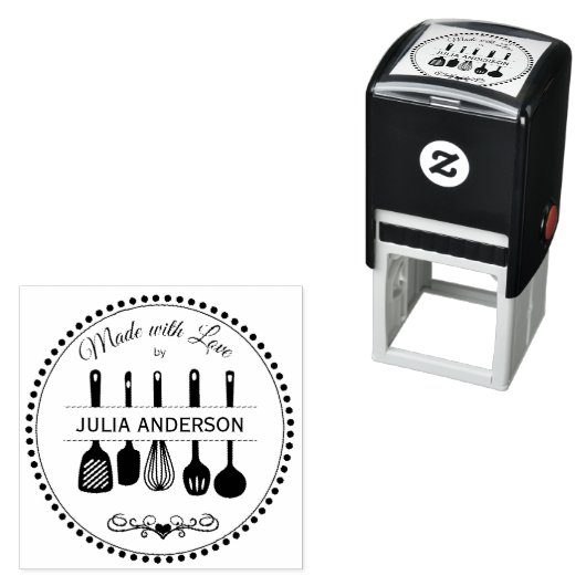 愛用の台所用品で作られる セルフインキングスタンプ (インサイチュ)