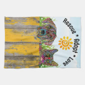 愛用キッチンタオルを犬と猫の救出|過去記事 キッチンタオル (横)