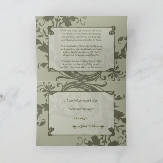 愛異教の カード (内部)