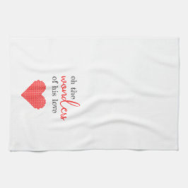 愛疑問に思のキッチンタ赤と白オル キッチンタオル