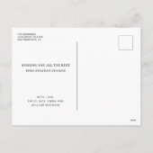 愛疑問に思のクリスマスのはがき シーズンポストカード (裏面)