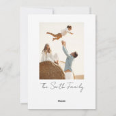 愛疑問に思の両面フォトカード シーズンカード (裏面)