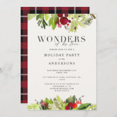 愛疑問に思休日パーティーの招待 シーズンカード (正面/裏面)