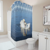 愛白鳥 シャワーカーテン (インサイチュ)