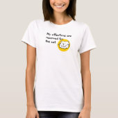 愛着は猫Tシャツ専用 Tシャツ (正面)