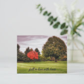 愛着秋アイオワ葉書 ポストカード (スタンド正面)