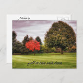 愛着秋アイオワ葉書 ポストカード (正面/裏面)