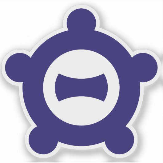 愛知県一宮市のシンボル シール (正面)