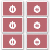 愛知県国旗 シール (正面)