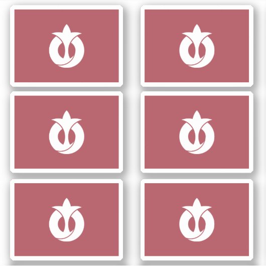 愛知県国旗 シール (正面)