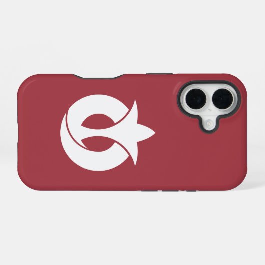 愛知県国旗 iPhone 16ケース (裏面横)