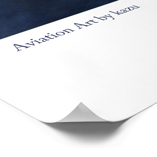 愛知 流星 B7A ポスター (角)