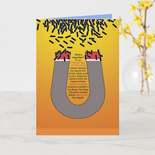 愛磁石 カード (黄色い花)