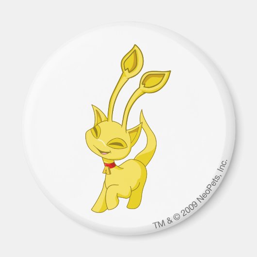 愛社金ゴールド マグネット (正面)