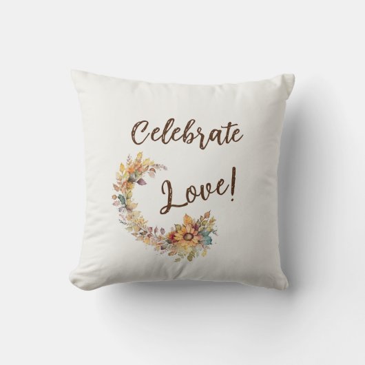 愛祝し クッション (正面)