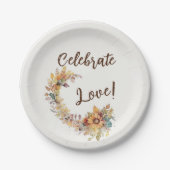 愛祝し ペーパープレート (正面)
