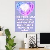 愛祝し ポスター (ホームオフィス)