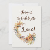 愛祝し 招待状 (正面)