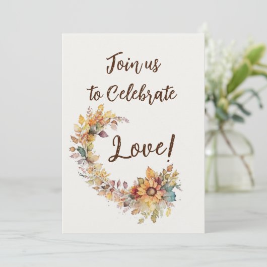 愛祝し 招待状 (スタンド正面)