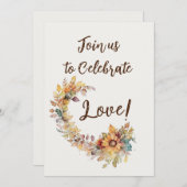 愛祝し 招待状 (正面/裏面)