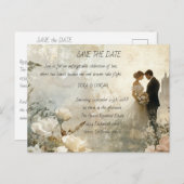 愛祝と喜び結婚式招待状 インビテーションポストカード (正面/裏面)