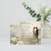 愛祝と喜び結婚式招待状 インビテーションポストカード (スタンド正面)